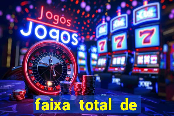 faixa total de gols 2 3 o que significa